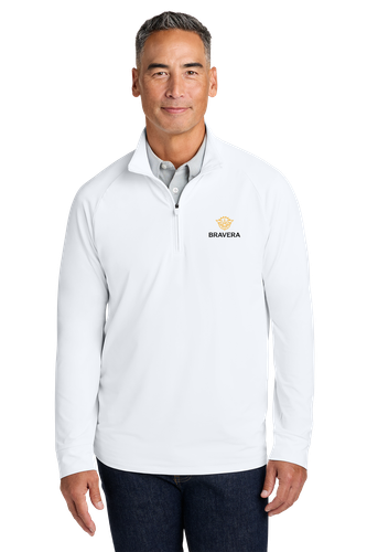 MEN'S Brooks Brothers Luxe Performance 1/4 Zip - BB18214_2Clr image thumbnail