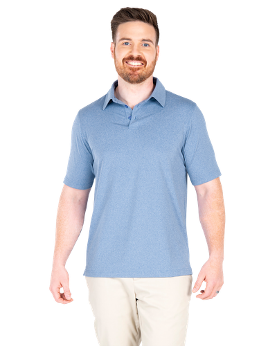 MEN'S Charles River Heathered Eco-Logic Stretch Polo - 3318_1Clr image thumbnail