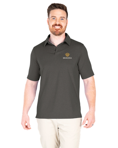 MEN'S Charles River Heathered Eco-Logic Stretch Polo - 3318_2Clr image thumbnail