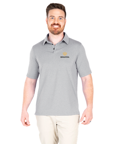 MEN'S Charles River Heathered Eco-Logic Stretch Polo - 3318_2Clr image thumbnail