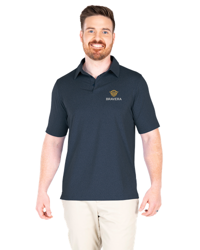 MEN'S Charles River Heathered Eco-Logic Stretch Polo - 3318_2Clr image thumbnail