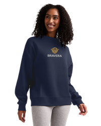 Image of LADIES Charles River Willow Mock-Neck Sweatshirt - 5726_2Clr Front