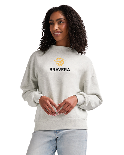 LADIES Charles River Willow Mock-Neck Sweatshirt - 5726_2Clr Front image thumbnail