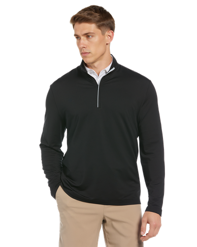 MEN'S Callaway Baby French Terry 1/4 Zip - CGM803_1Clr image thumbnail