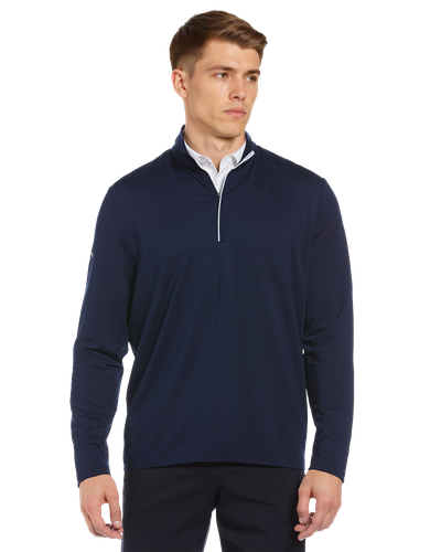 MEN'S Callaway Baby French Terry 1/4 Zip - CGM803_1Clr image thumbnail