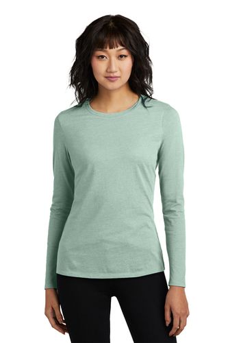 LADIES District Perfect Blend CVC Long Sleeve Tee - DT110_1Clr image thumbnail