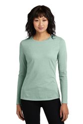 Image of LADIES District Perfect Blend CVC Long Sleeve Tee - DT110_1Clr