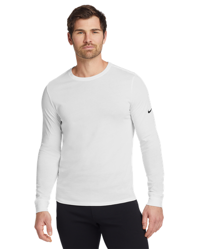 MEN'S Nike Dri-FIT Cotton/Poly Long Sleeve Tee - NKBQ5230_1Clr image thumbnail