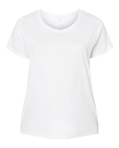 LADIES LAT Curvy Collection Fine Jersey Tee - 3816_1Clr Front image thumbnail