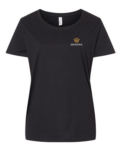 LADIES LAT Curvy Collection Fine Jersey Tee - 3816_2Clr image thumbnail