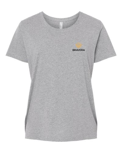 LADIES LAT Curvy Collection Fine Jersey Tee - 3816_2Clr image thumbnail