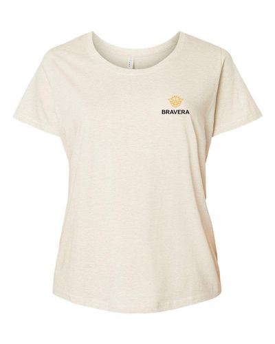 LADIES LAT Curvy Collection Fine Jersey Tee - 3816_2Clr image thumbnail