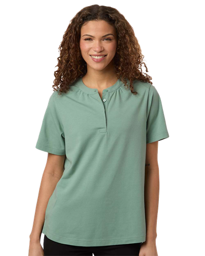 LADIES Devon & Jones Seaton Pebble Textured Polo - DG102W_1Clr image thumbnail