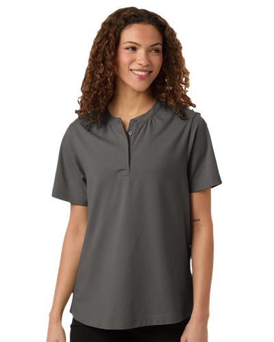 LADIES Devon & Jones Seaton Pebble Textured Polo - DG102W_1Clr image thumbnail
