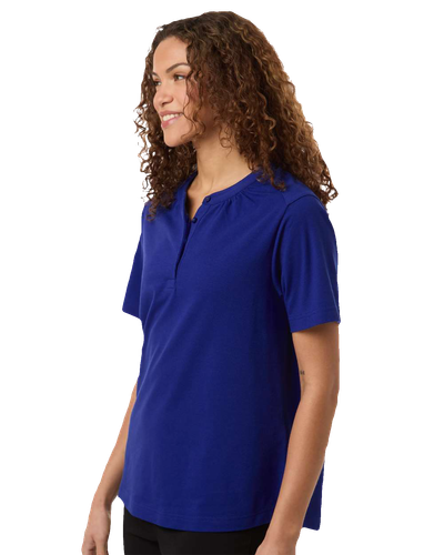 LADIES Devon & Jones Seaton Pebble Textured Polo - DG102W_1Clr image thumbnail