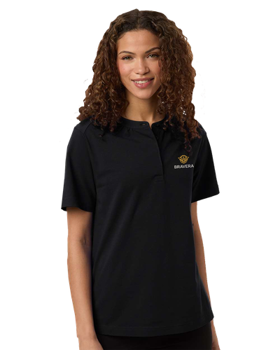 LADIES Devon & Jones Seaton Pebble Textured Polo - DG102W_2Clr image thumbnail