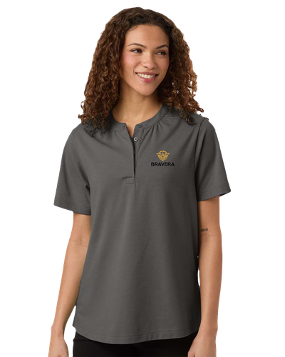 LADIES Devon & Jones Seaton Pebble Textured Polo - DG102W_2Clr image thumbnail