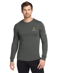 Image of MEN'S Nike Dri-FIT Cotton/Poly Long Sleeve Tee - NKBQ5230_2Clr