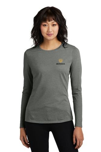 LADIES District Perfect Blend CVC Long Sleeve Tee - DT110_2Clr image thumbnail