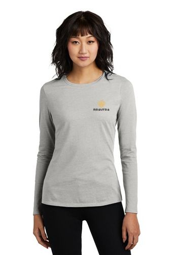 LADIES District Perfect Blend CVC Long Sleeve Tee - DT110_2Clr image thumbnail