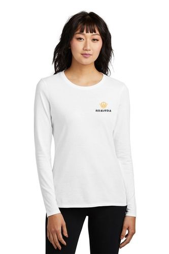 LADIES District Perfect Blend CVC Long Sleeve Tee - DT110_2Clr image thumbnail