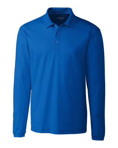 MEN'S Clique Ice Pique Tech Long Sleeve Polo - MQK00079_1Clr image thumbnail
