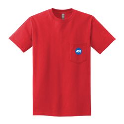 Image of Red Pocket Tee