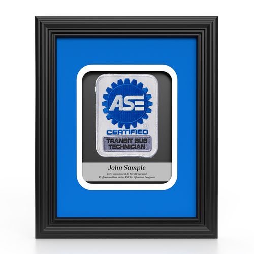 Insignia Recognition Plaque - Transit Bus Technician image thumbnail