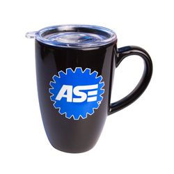 Image of 12 oz. Ceramic Mug with Acrylic Lid