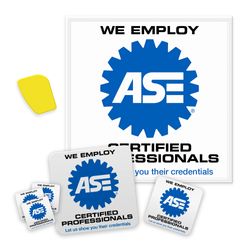 Image of ASE Tacker Sign - Single-Faced Only