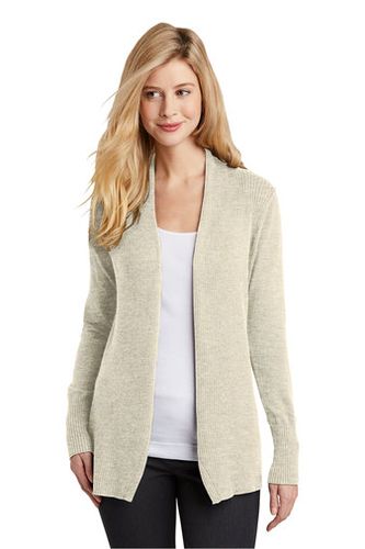 Port Authority® Ladies Open Front Cardigan Sweater image thumbnail