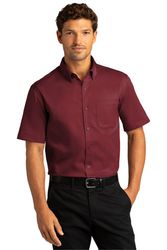 Image of Port Authority® Short Sleeve SuperPro React™Twill Shir