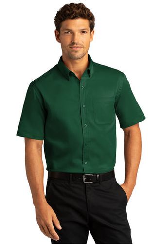Port Authority® Short Sleeve SuperPro React™Twill Shir image thumbnail