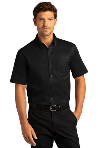 Port Authority® Short Sleeve SuperPro React™Twill Shir image thumbnail
