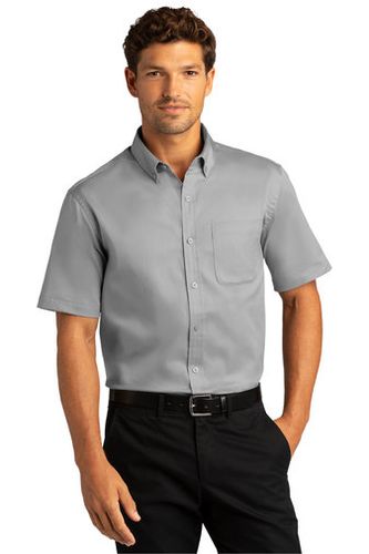 Port Authority® Short Sleeve SuperPro React™Twill Shir image thumbnail