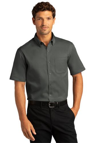 Port Authority® Short Sleeve SuperPro React™Twill Shir image thumbnail