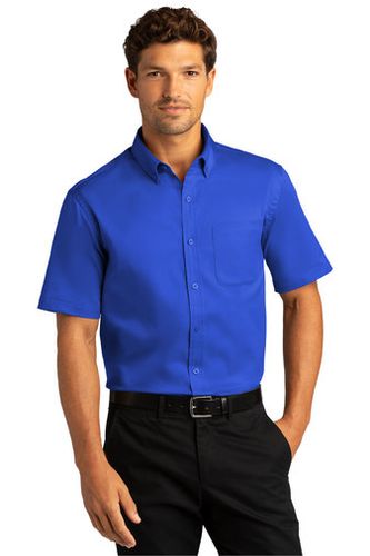 Port Authority® Short Sleeve SuperPro React™Twill Shir image thumbnail