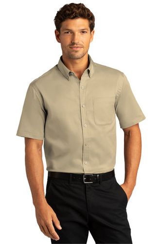 Port Authority® Short Sleeve SuperPro React™Twill Shir image thumbnail