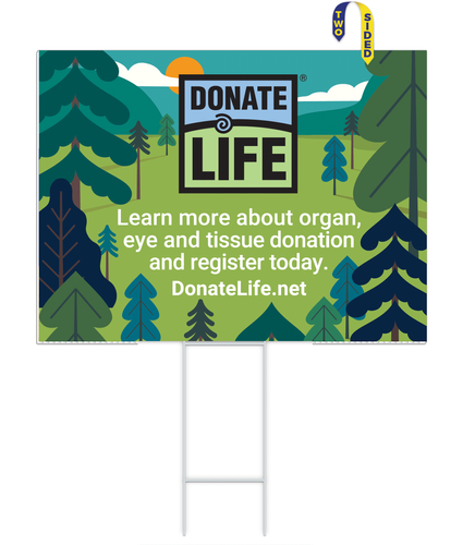 2026 NDLM 24" x 18" Double Sided Yard Sign image thumbnail