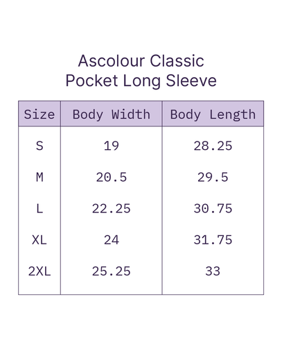 Unisex Ascolour Long Sleeve Pocket Tee image thumbnail