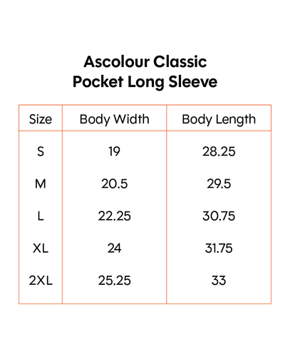 Unisex Ascolour Long Sleeve Pocket Tee image thumbnail