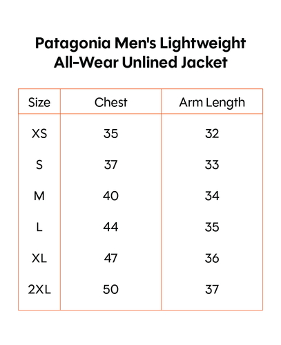 Men's Patagonia Lightweight All-Wear Unlined Jacket image thumbnail