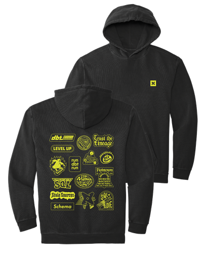 Image of Sticker Fleece Hoodie