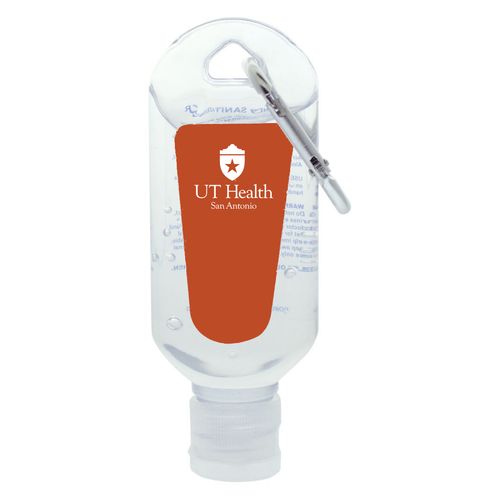 20z. Hand Sanitizer Gel w/ Carabiner image thumbnail