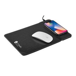 Image of Wireless Charging Mousepad with Phone Stand