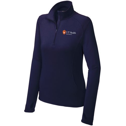 Sport-Tek® Ladies Sport-Wick® Stretch 1/2-Zip Pullover. LST850 image thumbnail