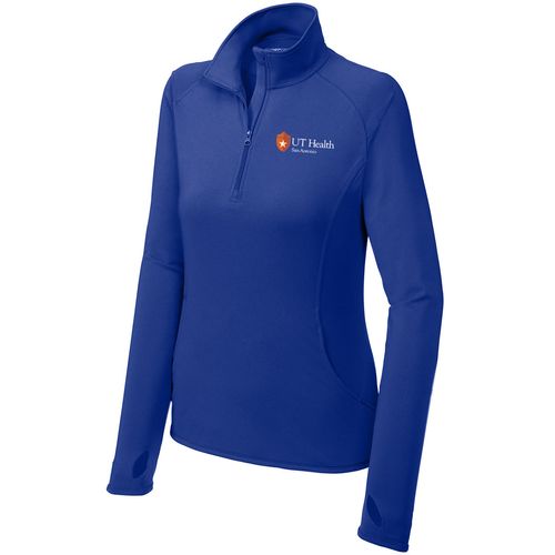 Sport-Tek® Ladies Sport-Wick® Stretch 1/2-Zip Pullover. LST850 image thumbnail