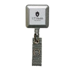 Image of Silver Tract Retractable Badge Holder - One Color