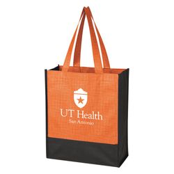 Image of Crosshatch Mini Non-Woven Tote Bag One Color