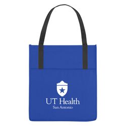 Image of Non-Woven Shopper's Pocket Tote Bag One Color